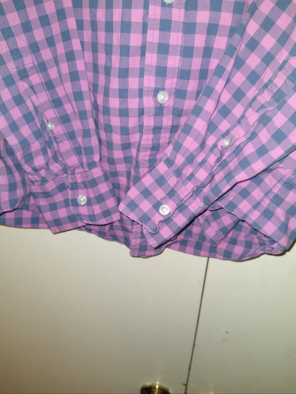 J Crew Flex Washed Slim Untucked Long Sleeve Button Down Shirt Men's sz Medium.